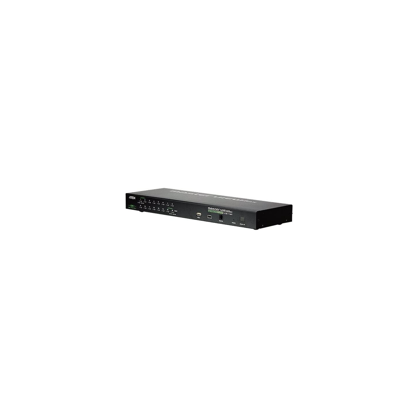 Aten | 1-Local/Remote Shared Access 16-Port PS/2-USB VGA KVM Over IP Switch | CS1716I-AT-G | 1 x SPHD Male (Yellow), 16 x SPHD F