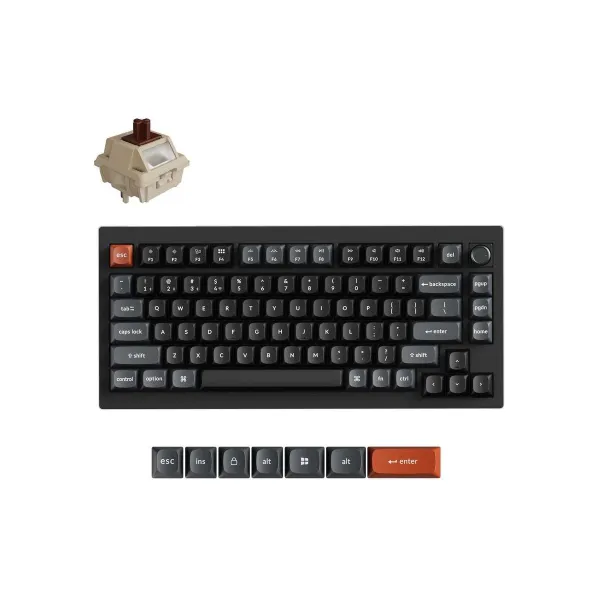 Keychron KEYBOARD WRL V1 ULTRA/BLACK V1U-D3 KEYCHRON