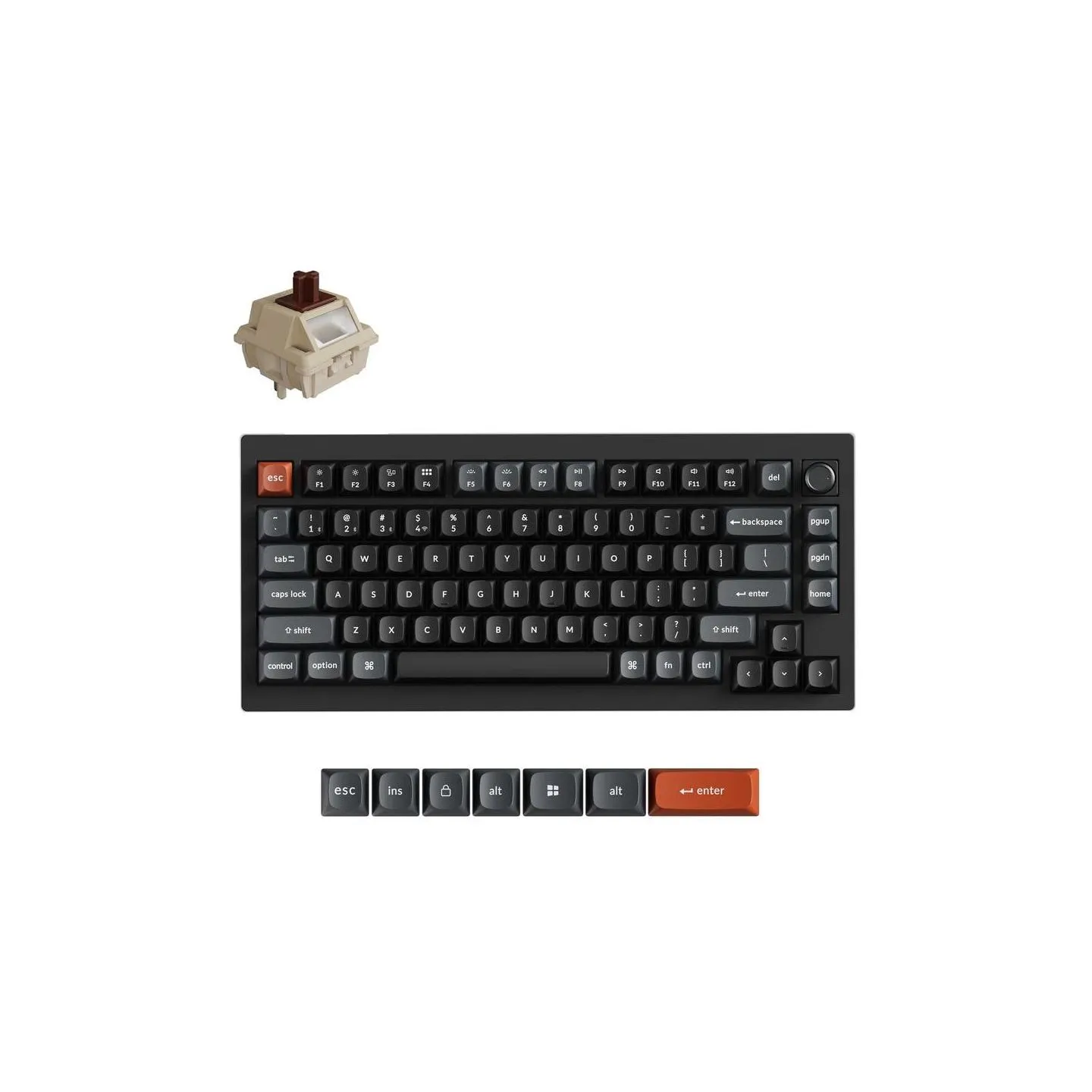 Keychron KEYBOARD WRL V1 ULTRA/BLACK V1U-D3 KEYCHRON