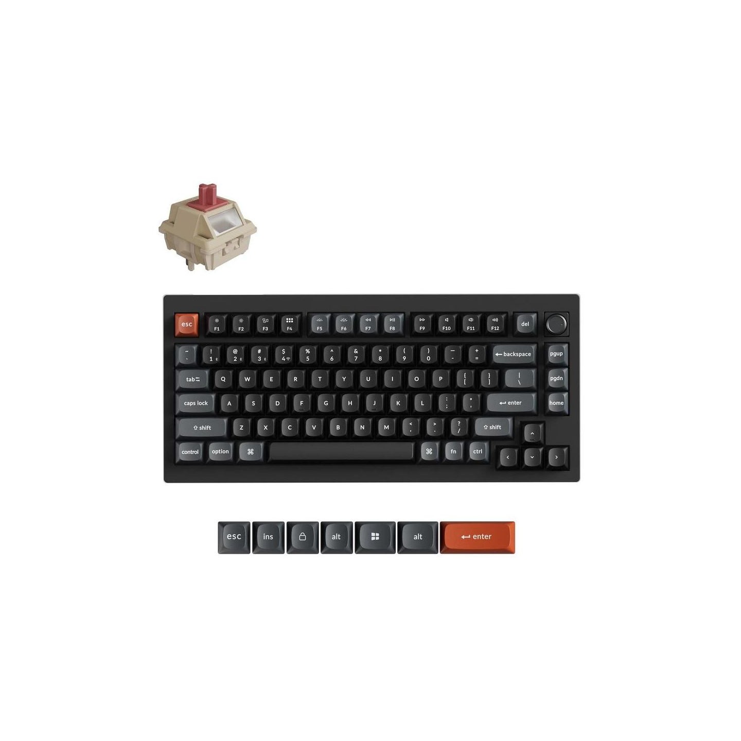 Keychron KEYBOARD WRL V1 ULTRA/BLACK V1U-D1 KEYCHRON