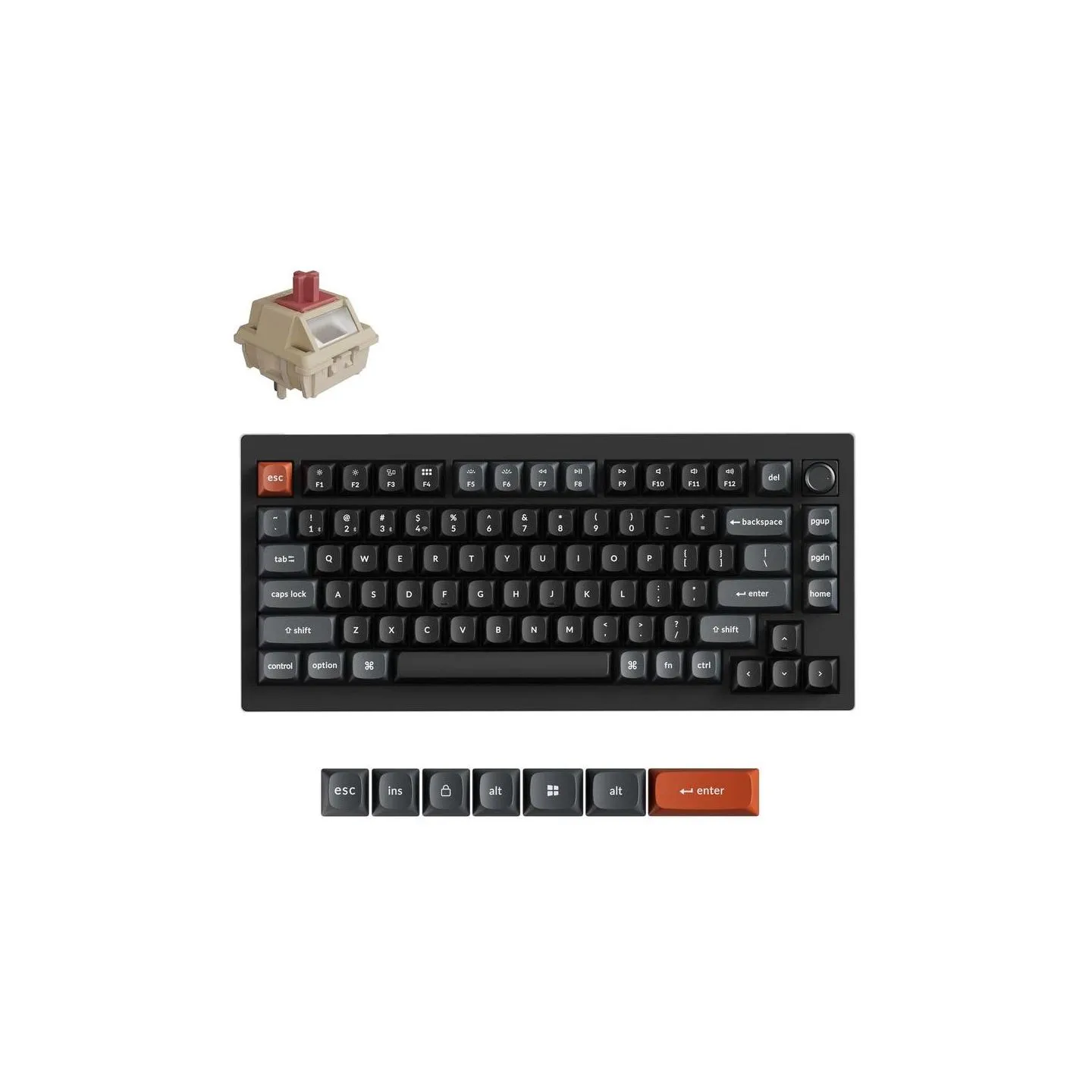 Keychron KEYBOARD WRL V1 ULTRA/BLACK V1U-D1 KEYCHRON
