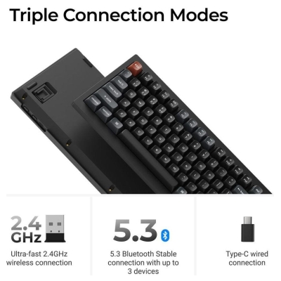 Keychron KEYBOARD WRL V1 ULTRA/BLACK V1U-D1 KEYCHRON