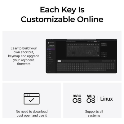 Keychron KEYBOARD WRL V1 ULTRA/BLACK V1U-D1 KEYCHRON