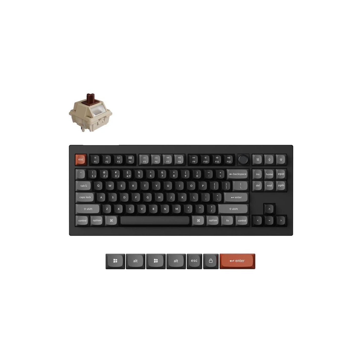 Keychron KEYBOARD WRL V3 ULTRA/BLACK V3U-D3 KEYCHRON