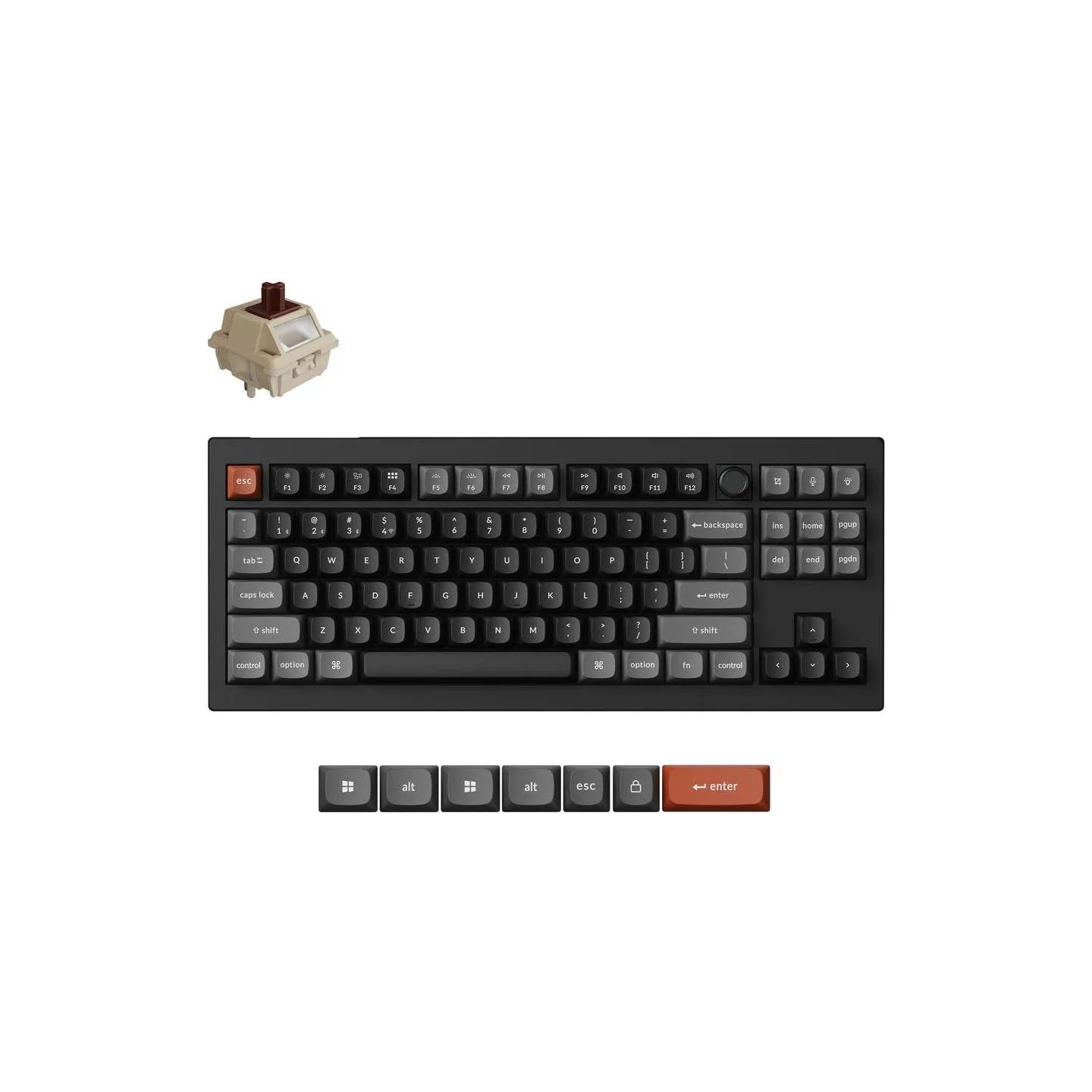 Keychron KEYBOARD WRL V3 ULTRA/BLACK V3U-D3 KEYCHRON