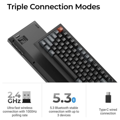 Keychron KEYBOARD WRL V3 ULTRA/BLACK V3U-D3 KEYCHRON