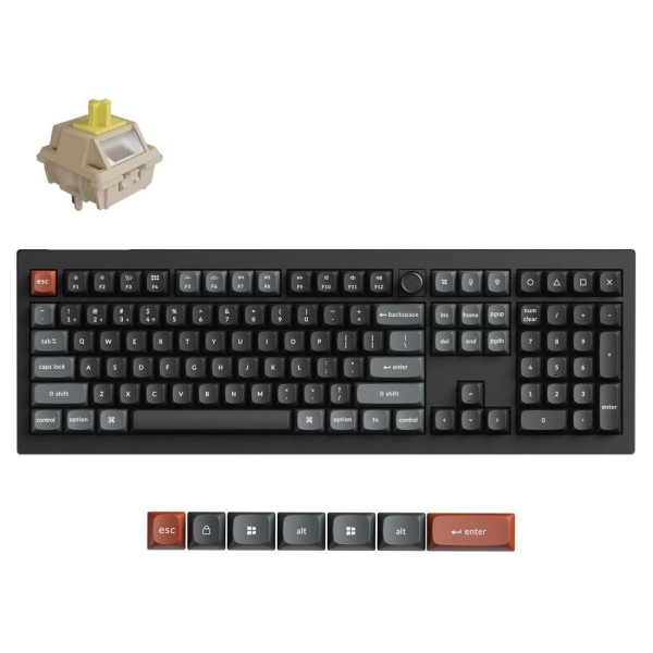 Keychron KEYBOARD WRL V6 ULTRA/BLACK V6U-D4 KEYCHRON