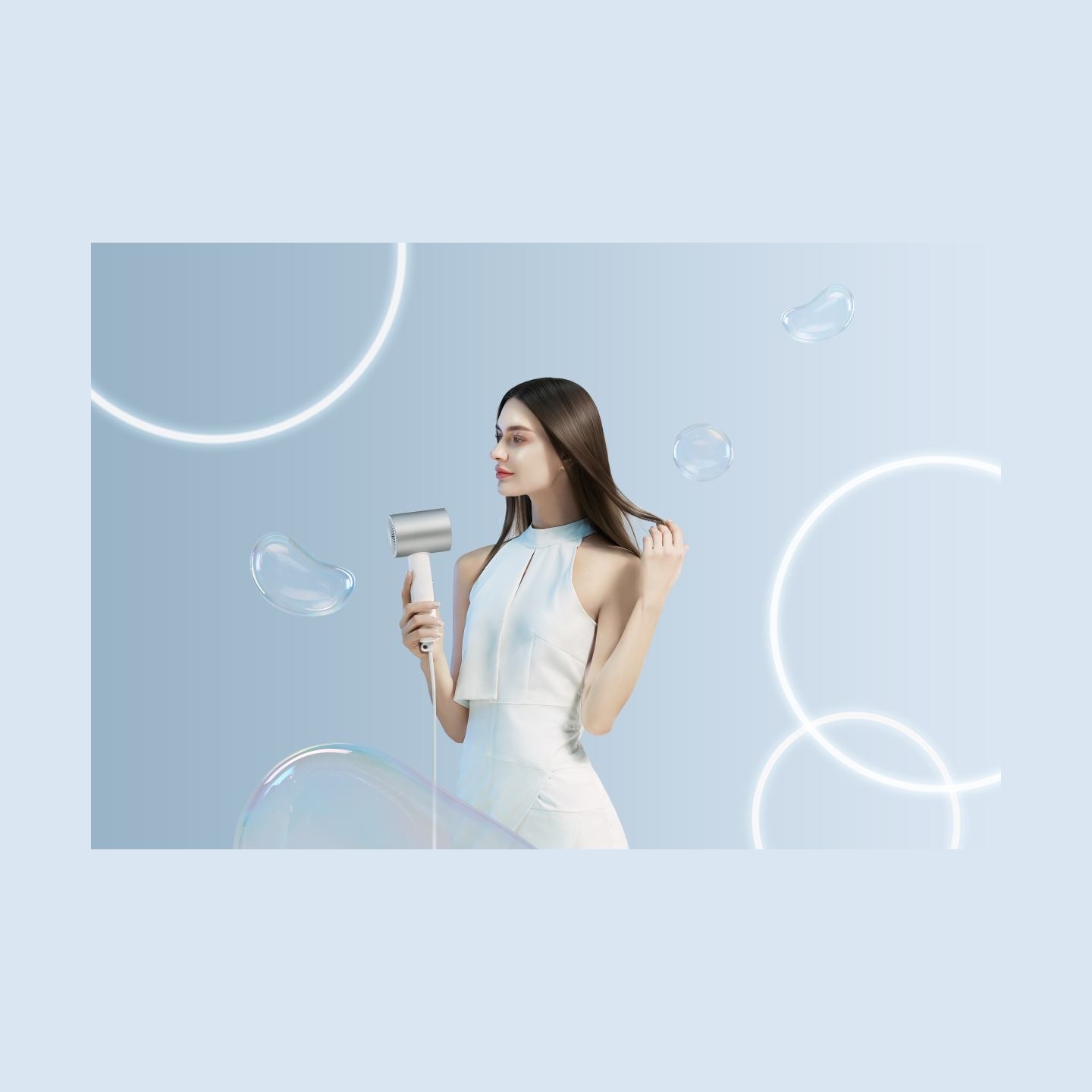 Xiaomi | Water Ionic Hair Dryer | H500 EU | 1800 W | Number of temperature settings 3 | Ionic function | White