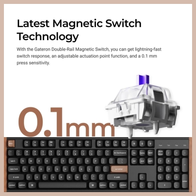 Keychron KEYBOARD WRL K10 HE/BLACK K10H-J1 KEYCHRON