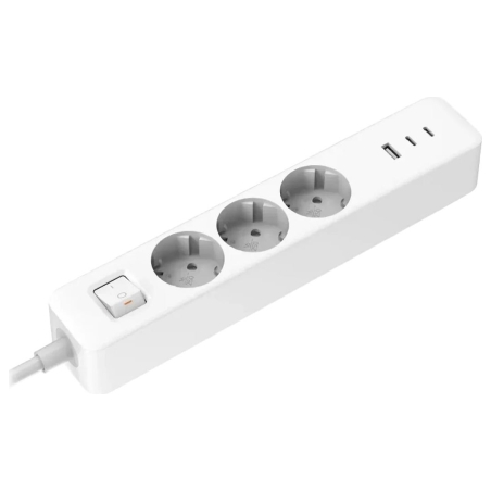 Xiaomi | 20W Power Strip (2C1A) EU | Sockets quantity 3