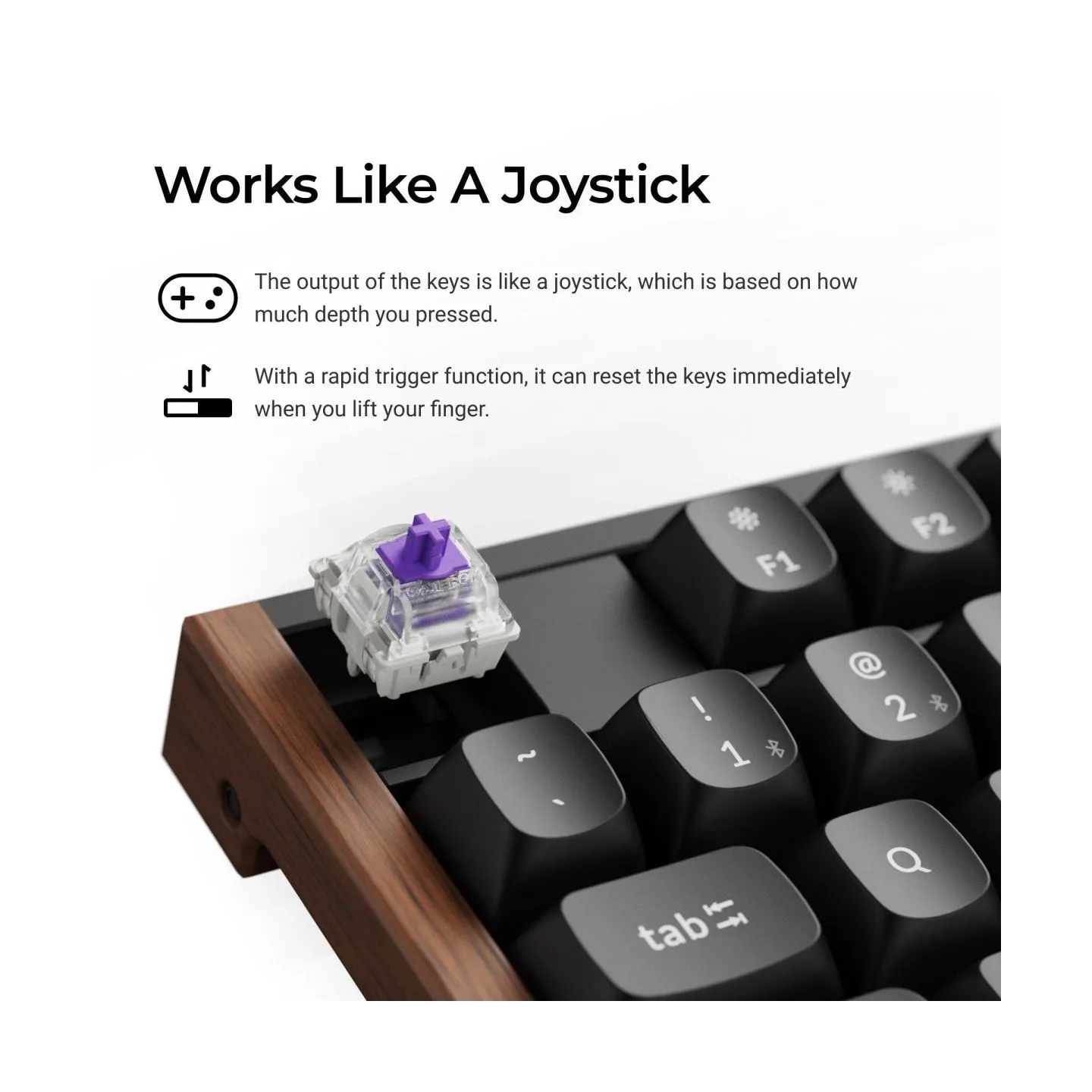 Keychron KEYBOARD WRL K10 HE/BLACK K10H-J1 KEYCHRON