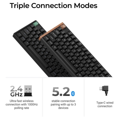 Keychron KEYBOARD WRL K10 HE/BLACK K10H-J1 KEYCHRON