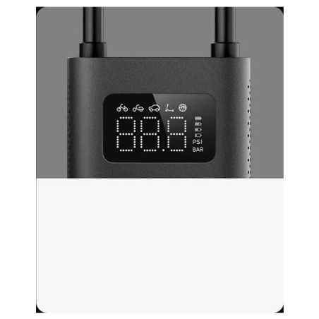 Xiaomi | Portable Electric Air Compressor 2 | Preset pressure, stops when full; Digital tire pressure detection; Inflation press