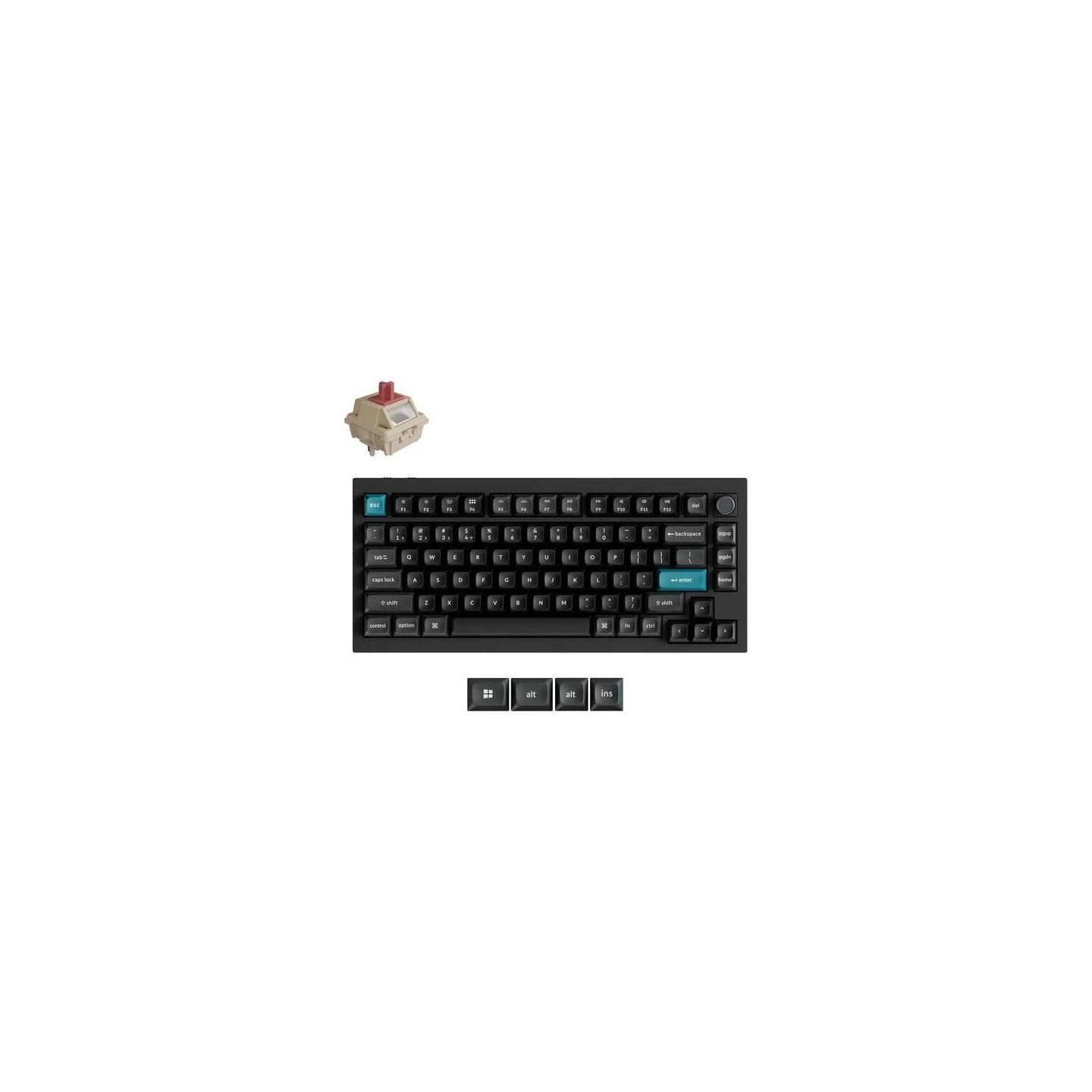 Keychron KEYBOARD WRL Q1 ULTRA/BLACK Q1U-M1 KEYCHRON