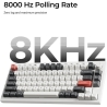 Keychron Q1 Ultra - US Layout - Silk POM Red - Black Wireless Keyboard / Q1U-M1