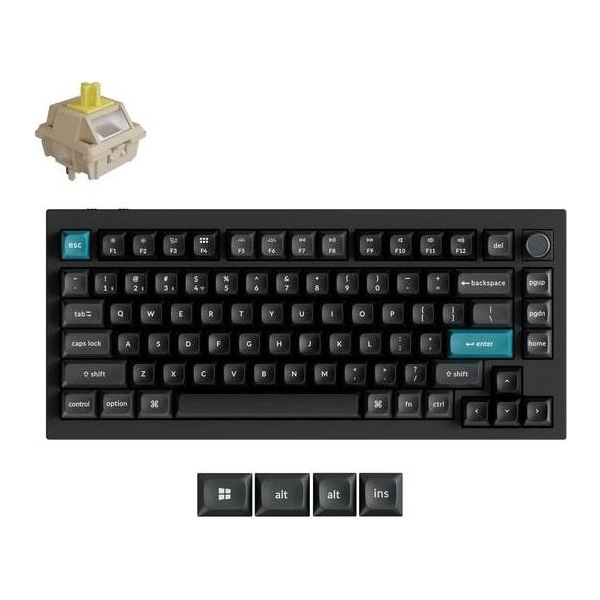 Keychron KEYBOARD WRL Q1 ULTRA/BLACK Q1U-M4 KEYCHRON