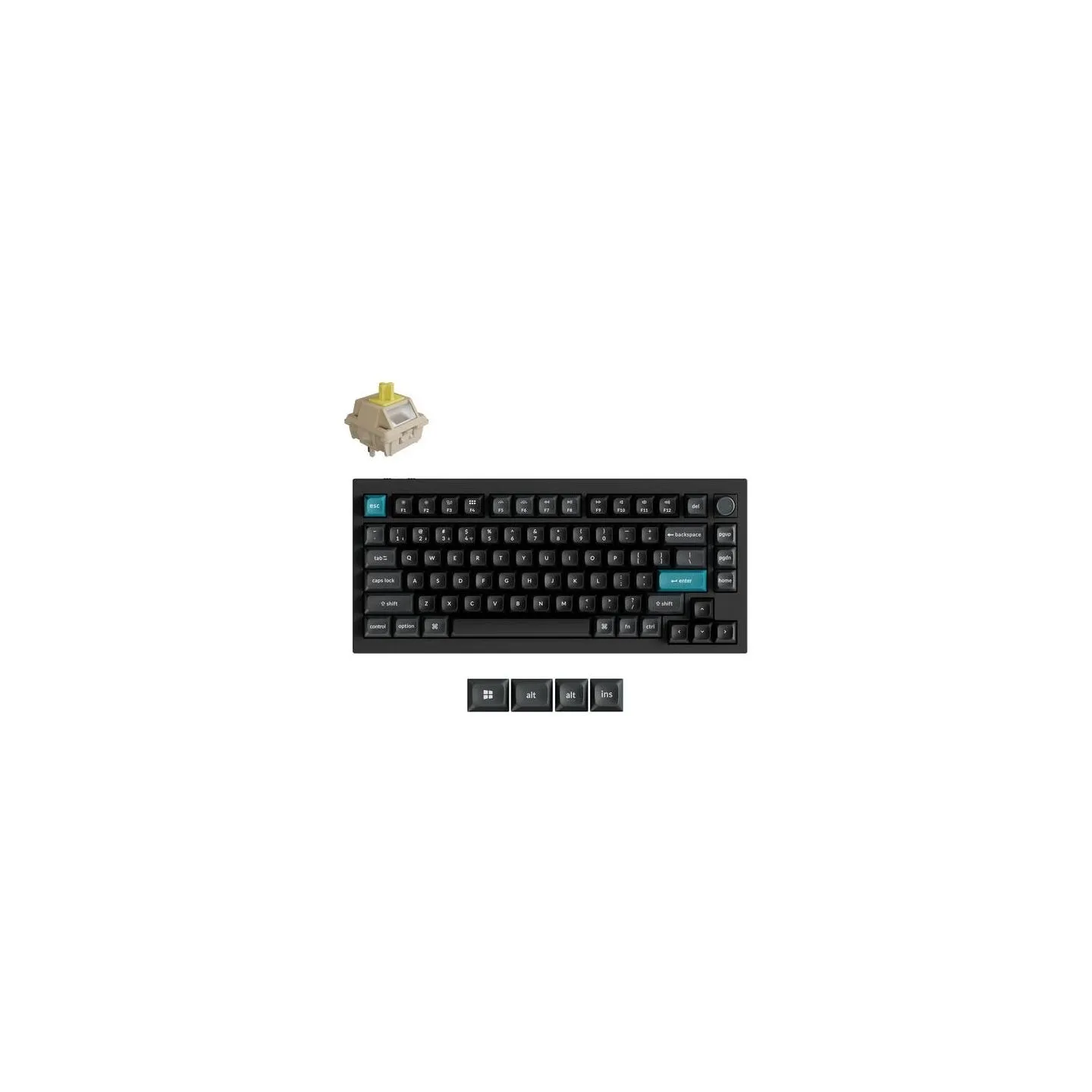 Keychron KEYBOARD WRL Q1 ULTRA/BLACK Q1U-M4 KEYCHRON
