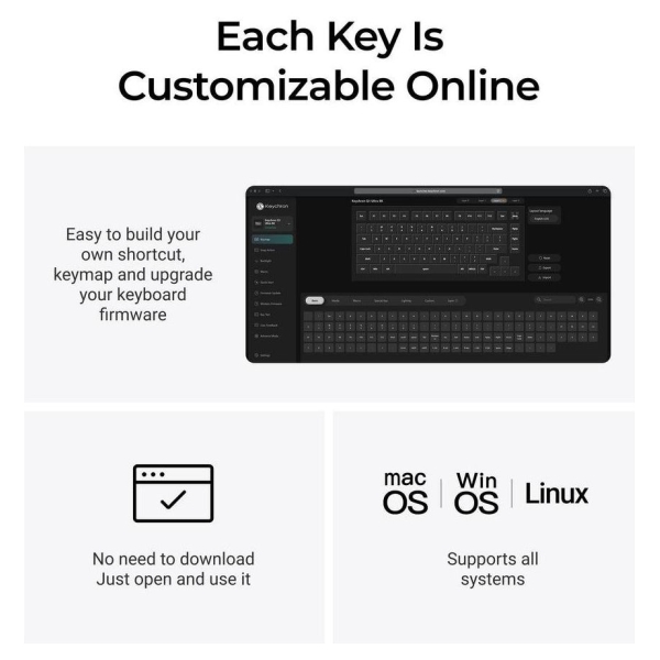 Keychron KEYBOARD WRL Q1 ULTRA/BLACK Q1U-M3 KEYCHRON