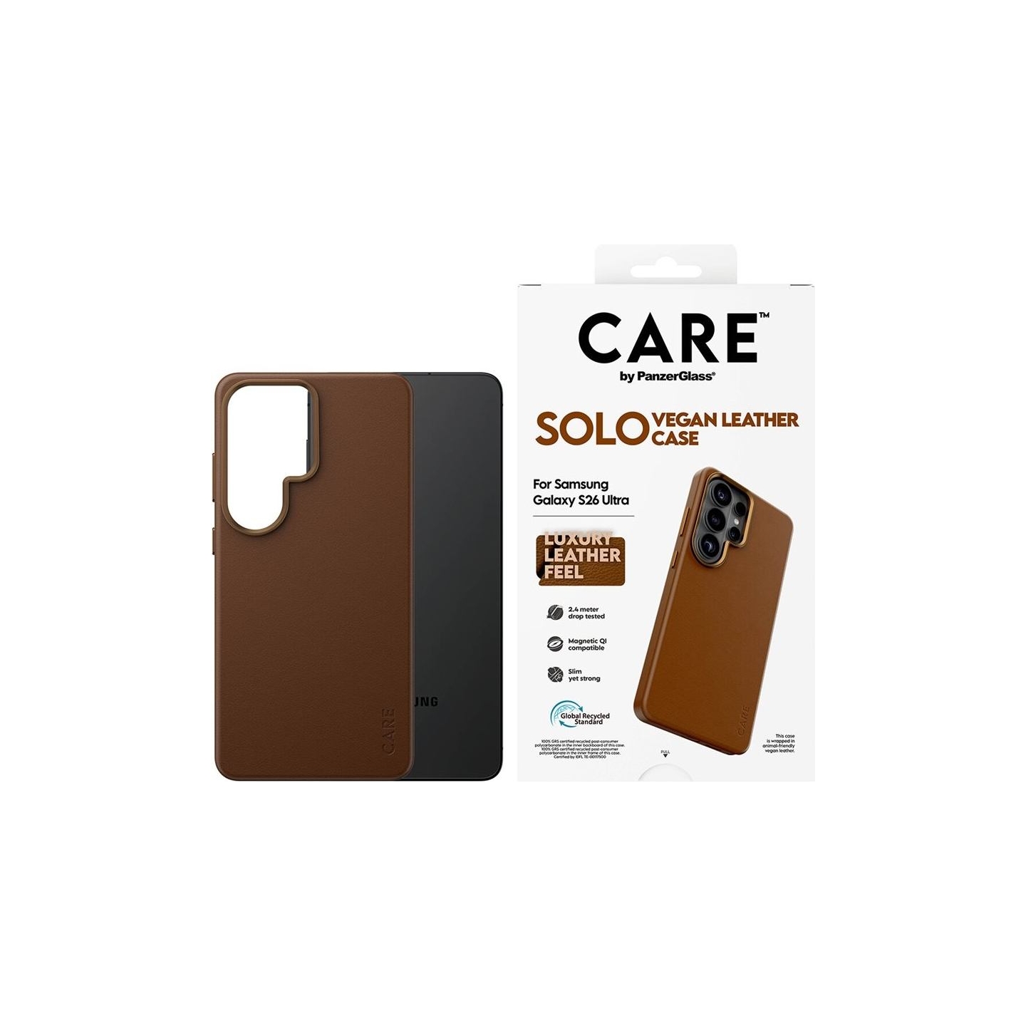 Panzerglass CARE by PanzerGlass Solo Case Brown Samsung New Galaxy S26 Ultra