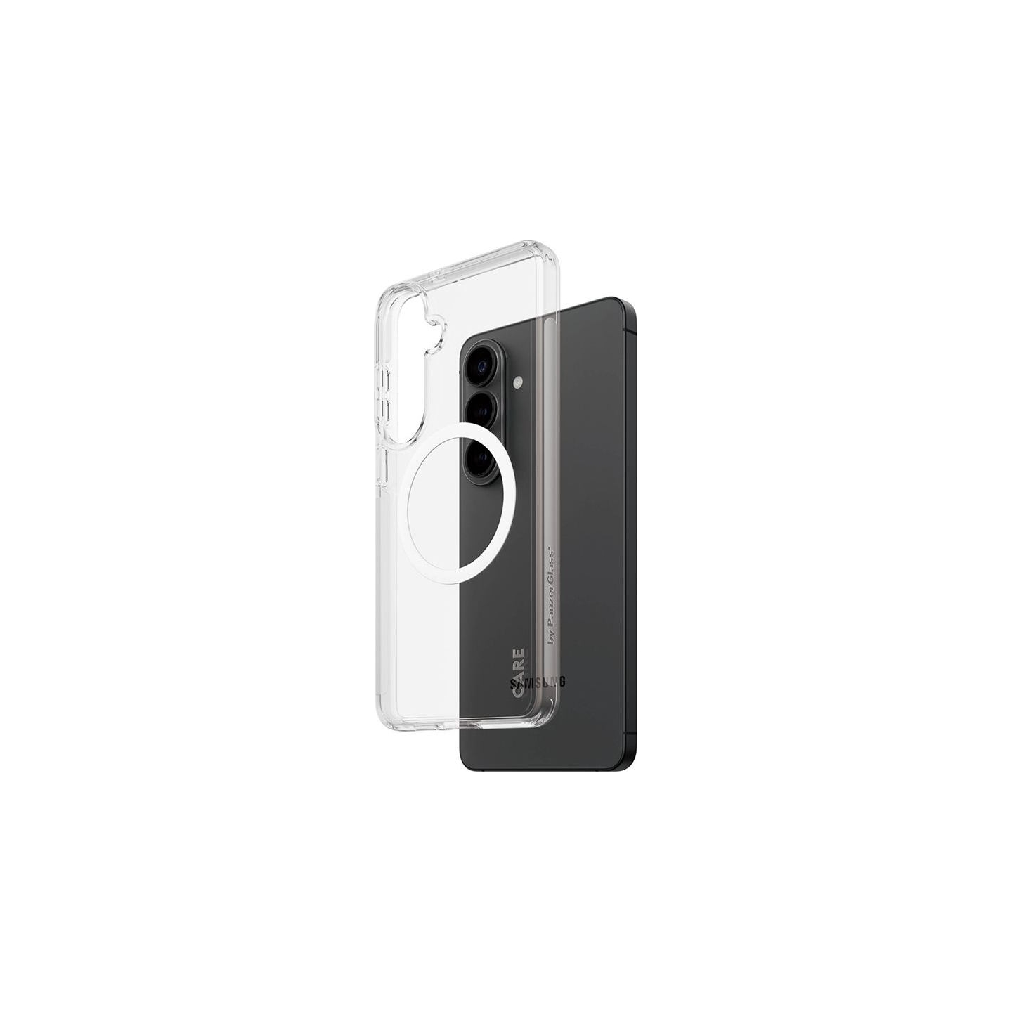 Panzerglass CARE by PanzerGlass Urban Explorer Case Transparent w. White Qi Samsung New Galaxy S26 Plus | PanzerGlass