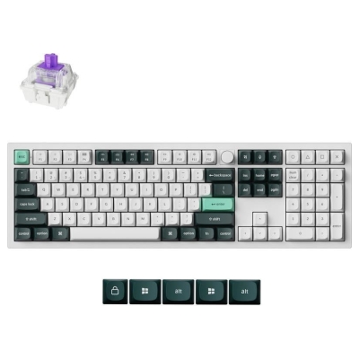 Keychron KEYBOARD WRL Q6 HE RGB/SHELL WHITE Q6H-P1 KEYCHRON