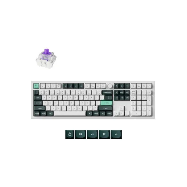 Keychron KEYBOARD WRL Q6 HE RGB/SHELL WHITE Q6H-P1 KEYCHRON