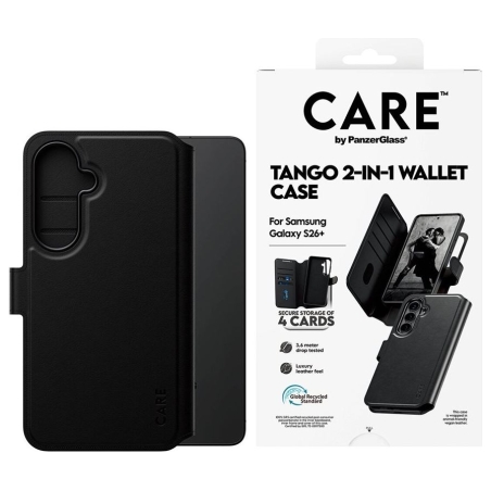 Panzerglass CARE by PanzerGlass Tango 2-in-1 Wallet Case w. Qi Samsung New Galaxy S26 Plus | PanzerGlass