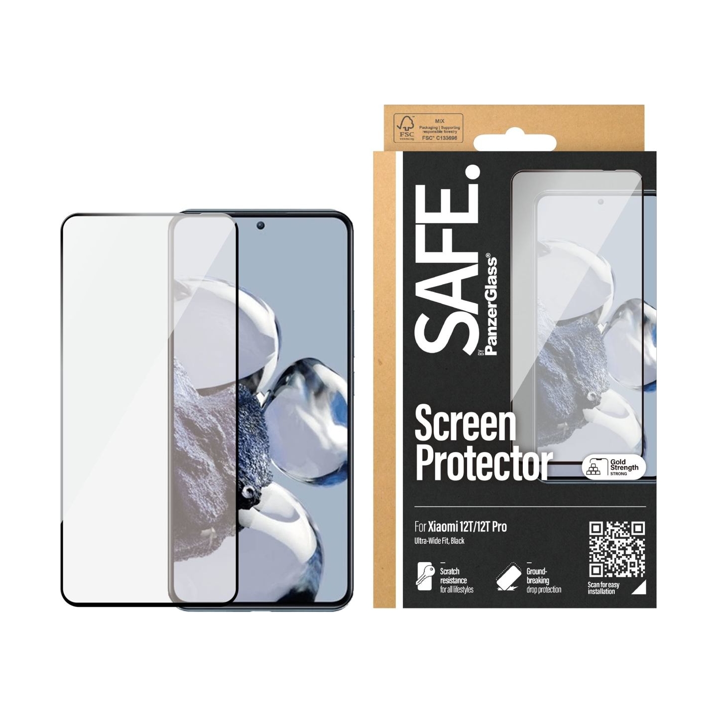 Panzerglass SAFE by PanzerGlass Screen Protector Xiaomi 12T | 12T Pro | PanzerGlass