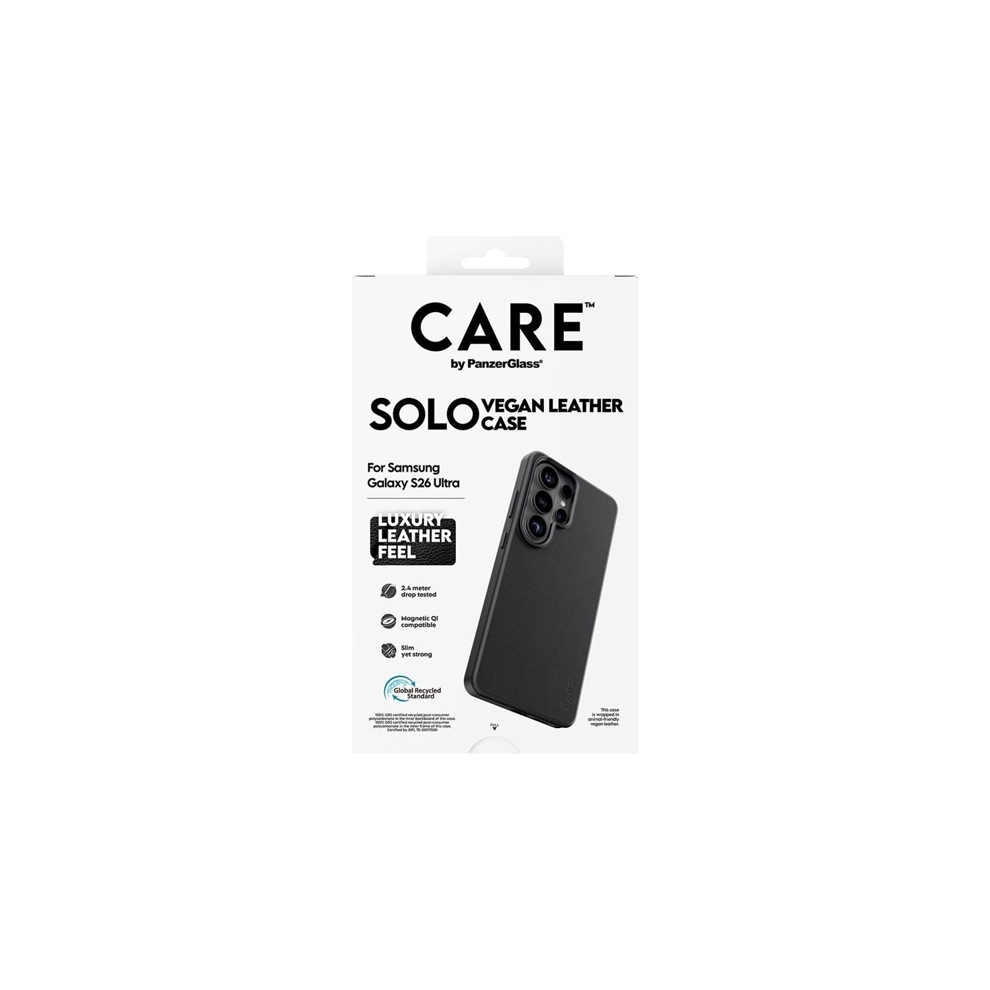 Panzerglass CARE by PanzerGlass Solo Case Black Samsung New Galaxy S26 Ultra | PanzerGlass
