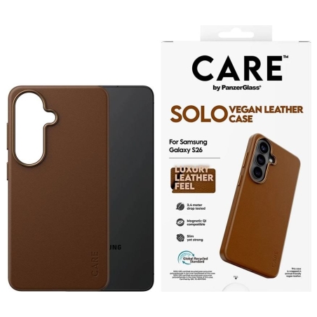 Panzerglass CARE by PanzerGlass Solo Case Brown Samsung New Galaxy S26