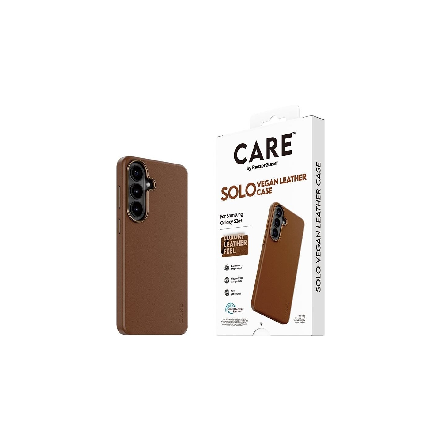 Panzerglass CARE by PanzerGlass Solo Case Brown Samsung New Galaxy S26 Plus | PanzerGlass