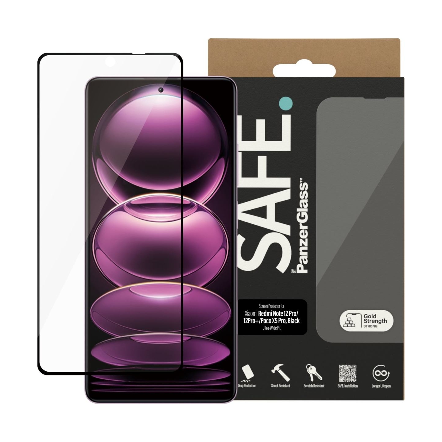 Panzerglass SAFE by PanzerGlass Screen Protector Xiaomi Mi 12 Pro 5G | Poco X5 Pro | 12 Pro Plus 5G | Ultra-Wi | PanzerGlass