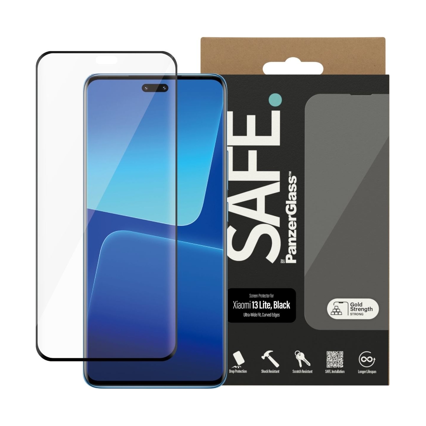 Panzerglass SAFE by PanzerGlass Screen Protector Xiaomi 13 Lite | Ultra-Wide Fit | PanzerGlass