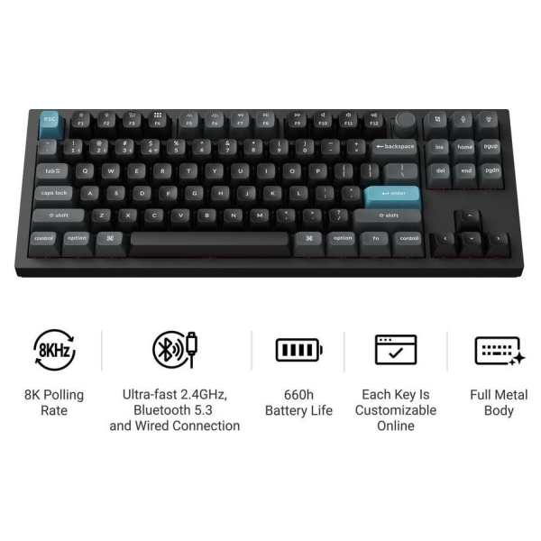 Keychron KEYBOARD WRL Q3 ULTRA/BLACK Q3U-M4 KEYCHRON