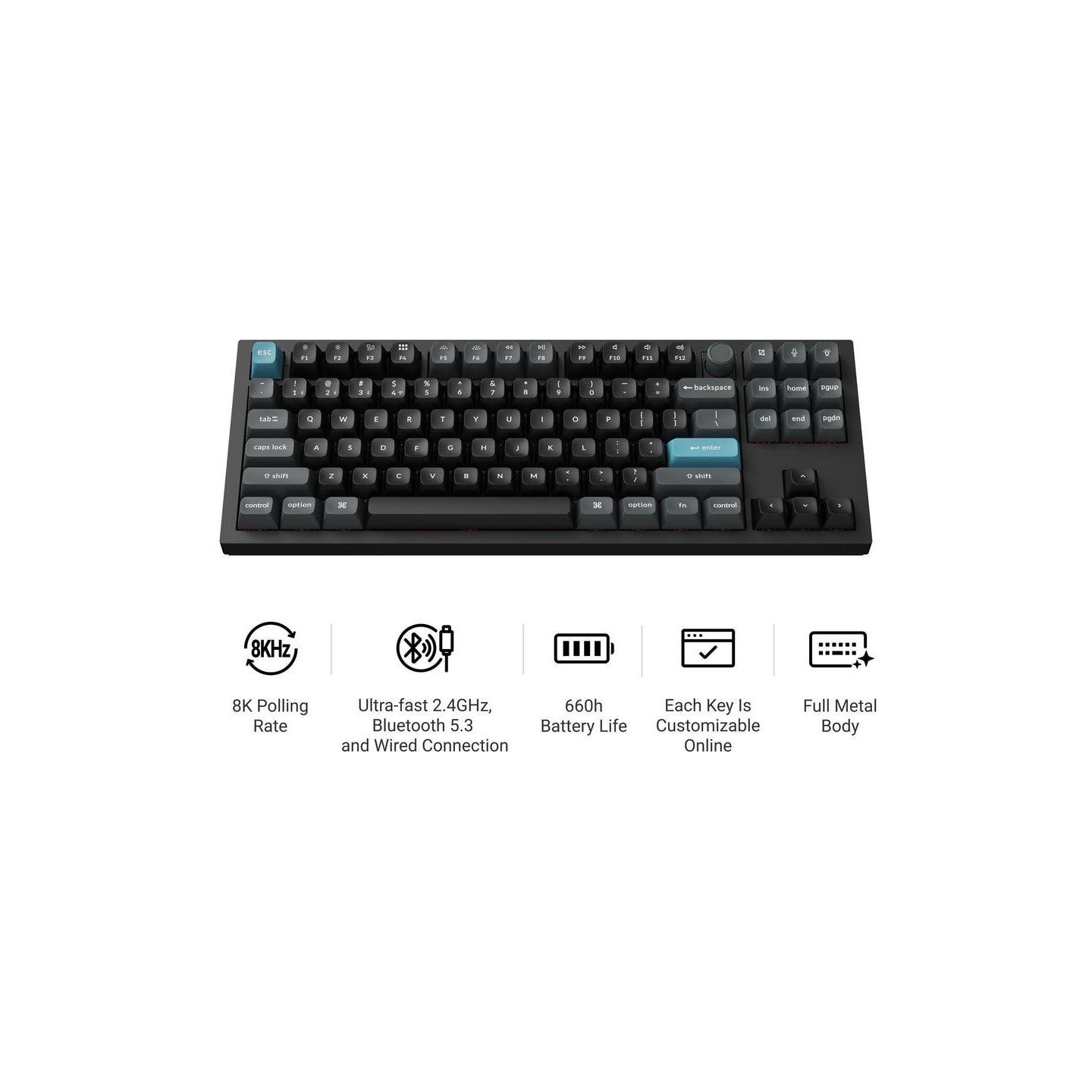 Keychron KEYBOARD WRL Q3 ULTRA/BLACK Q3U-M4 KEYCHRON