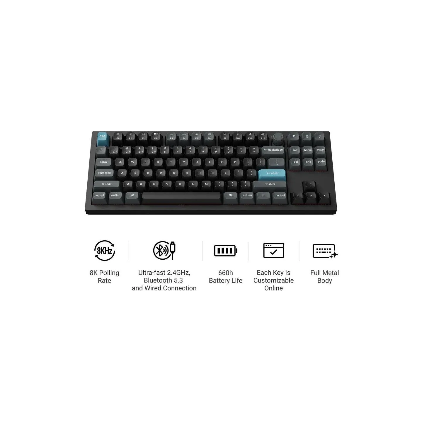 Keychron KEYBOARD WRL Q3 ULTRA/BLACK Q3U-M4 KEYCHRON