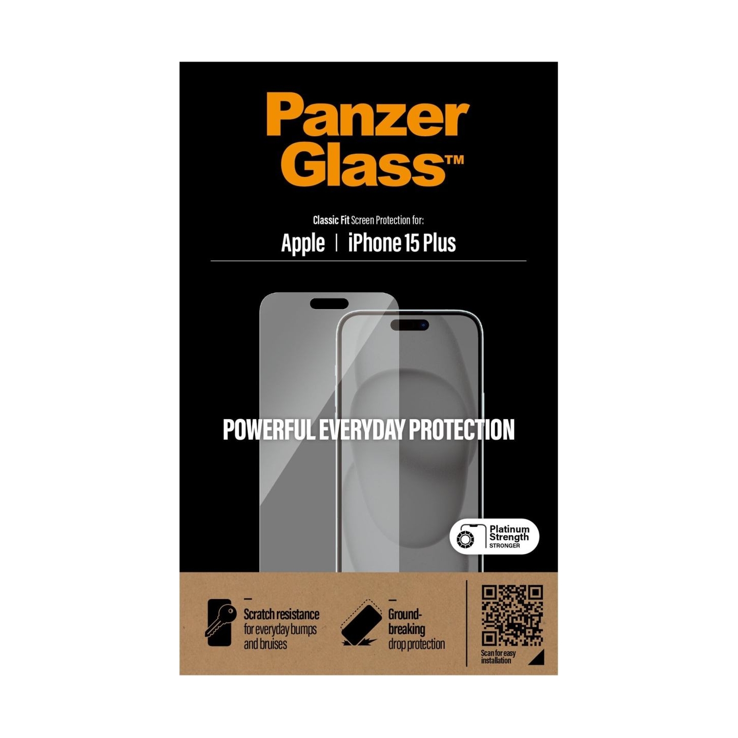 Panzerglass | Screen protector | Apple | IPhone 15 Plus | Glass | Transparent