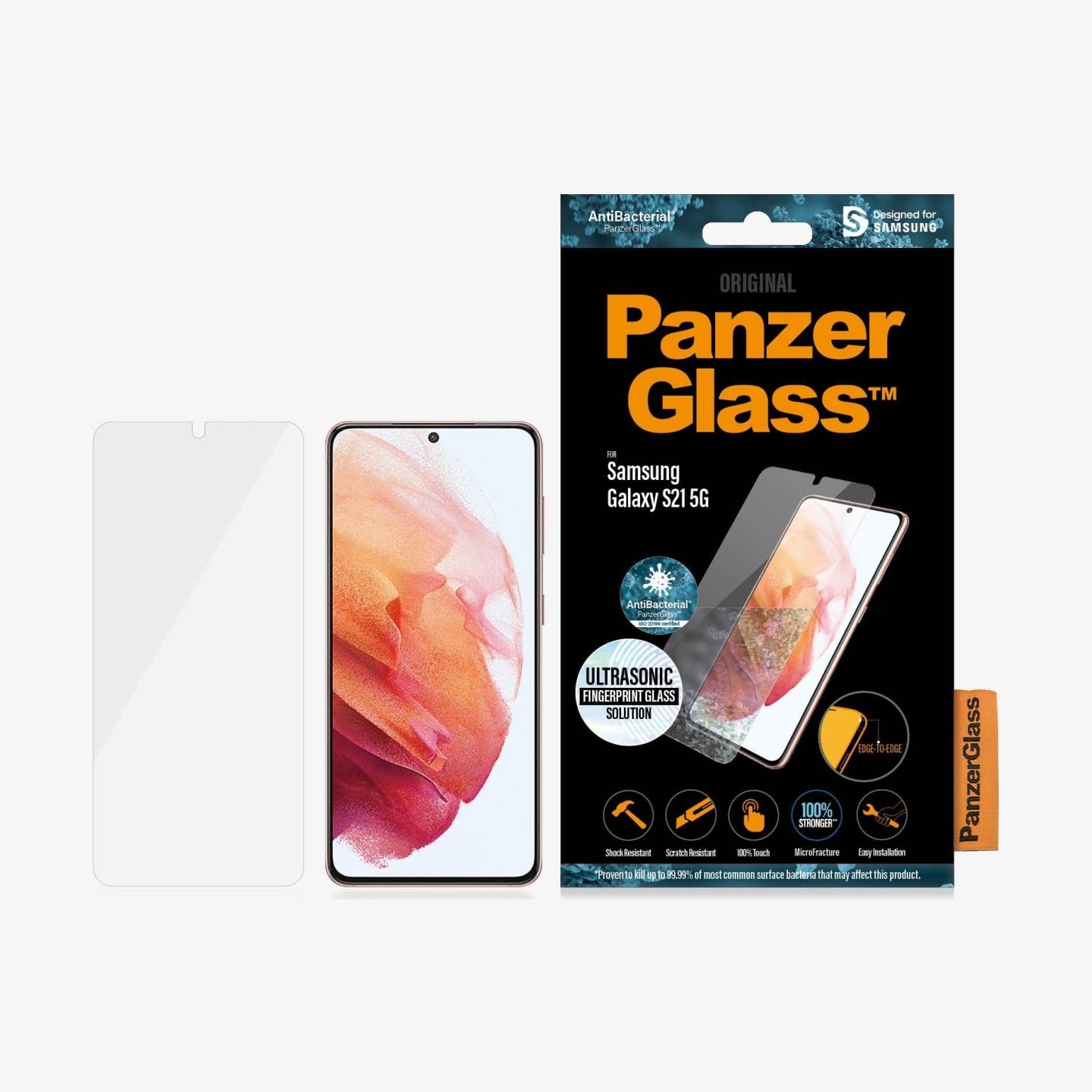 Panzerglass | Samsung | Galaxy S21 5G | Glass | Clear | Case Friendly