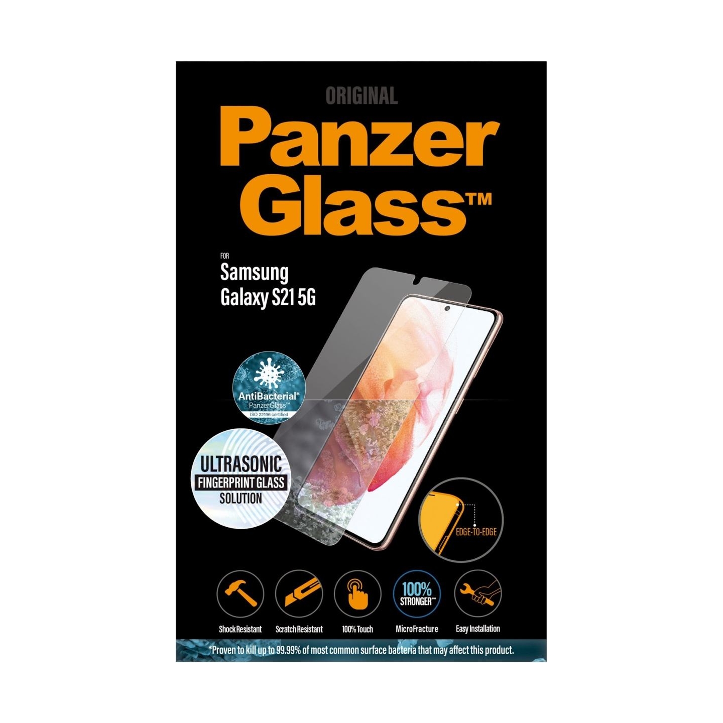 Panzerglass | Samsung | Galaxy S21 5G | Glass | Clear | Case Friendly