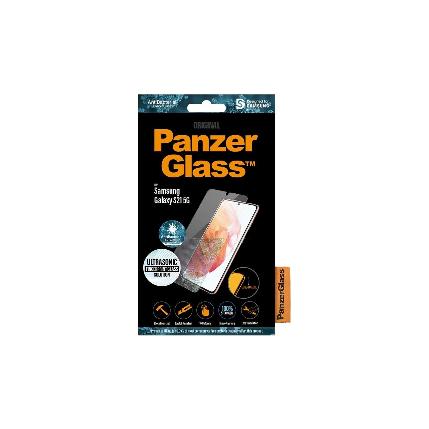 Panzerglass | Samsung | Galaxy S21 5G | Glass | Clear | Case Friendly