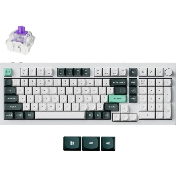 Keychron KEYBOARD WRL Q5 HE RGB/SHELL WHITE Q5H-P1 KEYCHRON
