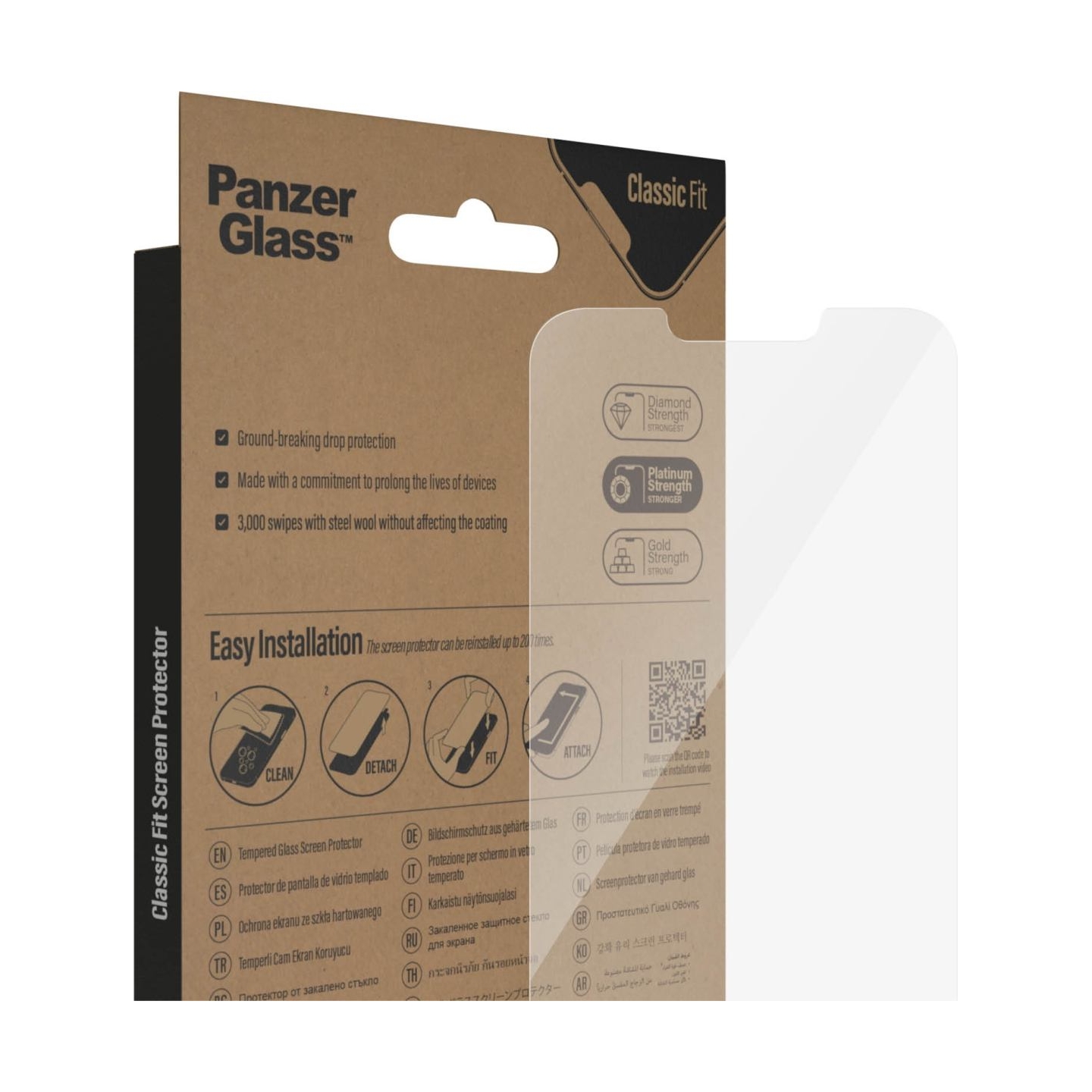 Panzerglass | Screen protector | Apple | iPhone 14 Plus/13 Pro Max | Glass | Transparent | Classic Fit