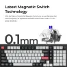 Keychron KEYBOARD WRL Q5 HE RGB/SHELL WHITE Q5H-P1 KEYCHRON