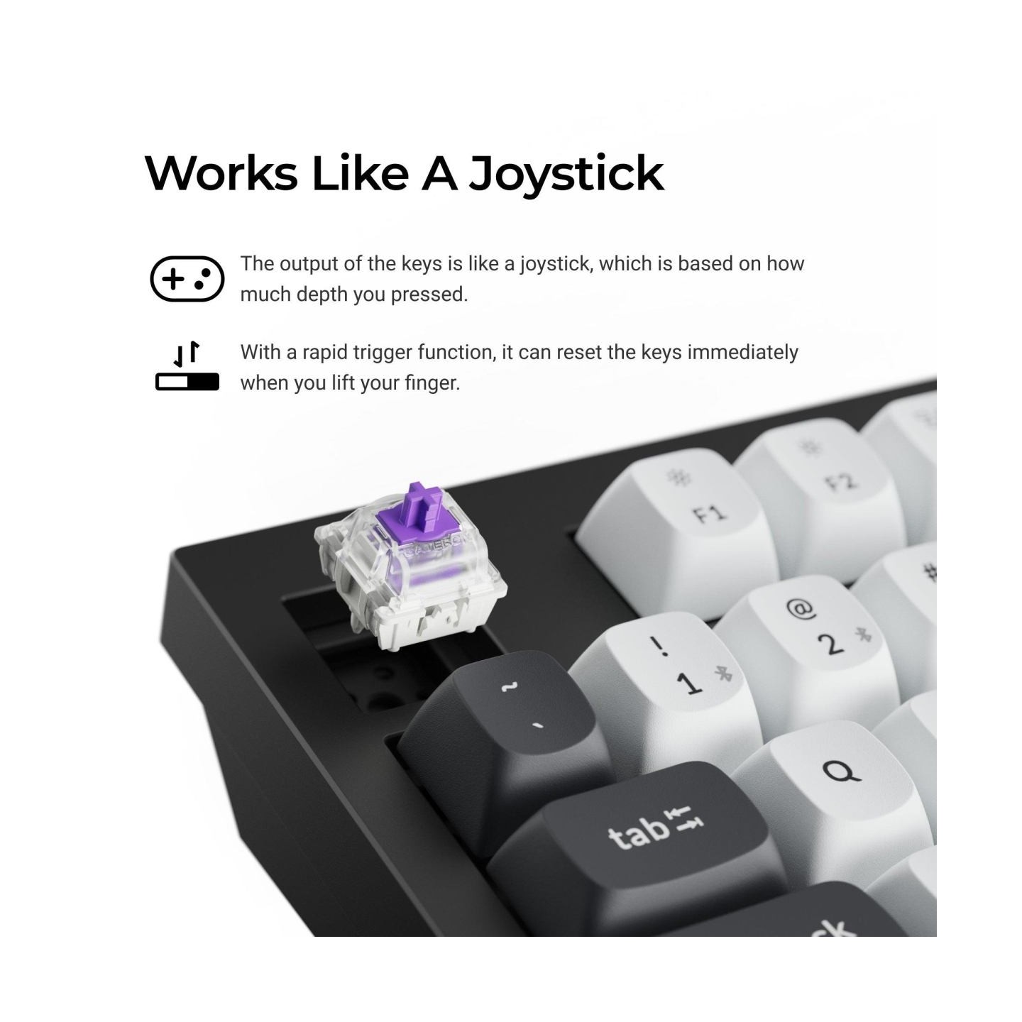 Keychron KEYBOARD WRL Q5 HE RGB/SHELL WHITE Q5H-P1 KEYCHRON