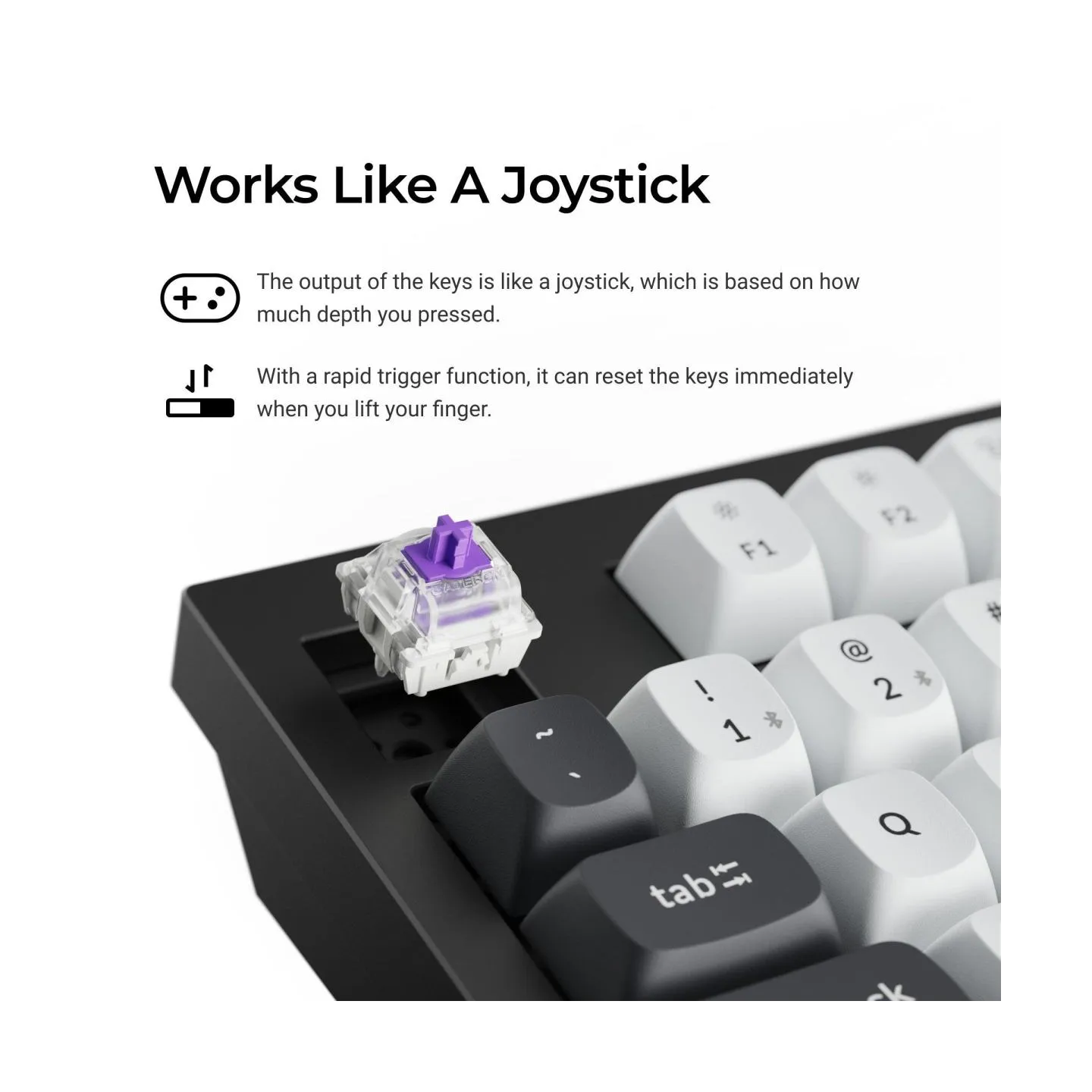 Keychron KEYBOARD WRL Q5 HE RGB/SHELL WHITE Q5H-P1 KEYCHRON