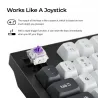 Keychron KEYBOARD WRL Q5 HE RGB/SHELL WHITE Q5H-P1 KEYCHRON
