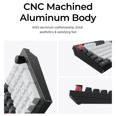 Keychron KEYBOARD WRL Q5 HE RGB/SHELL WHITE Q5H-P1 KEYCHRON