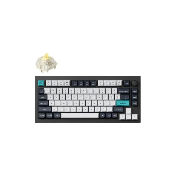 Keychron KEYBOARD WRL Q1 MAX RGB/CARBON BLACK Q1M-M4 KEYCHRON