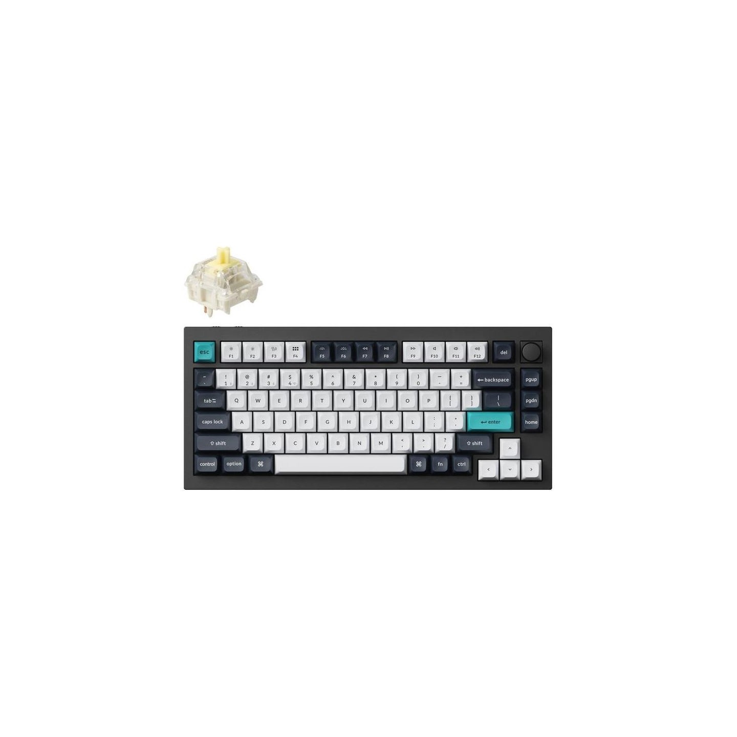 Keychron KEYBOARD WRL Q1 MAX RGB/CARBON BLACK Q1M-M4 KEYCHRON
