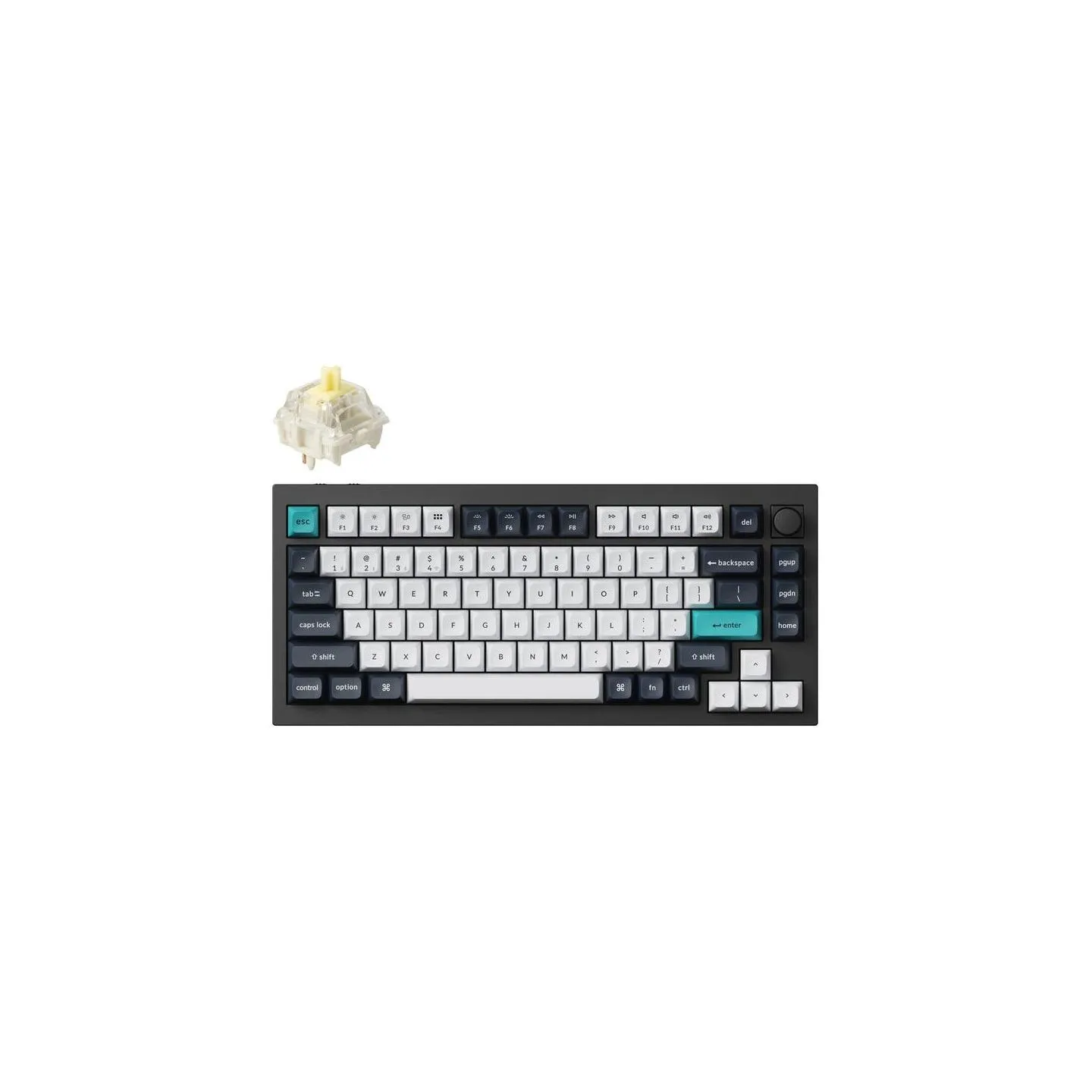 Keychron KEYBOARD WRL Q1 MAX RGB/CARBON BLACK Q1M-M4 KEYCHRON